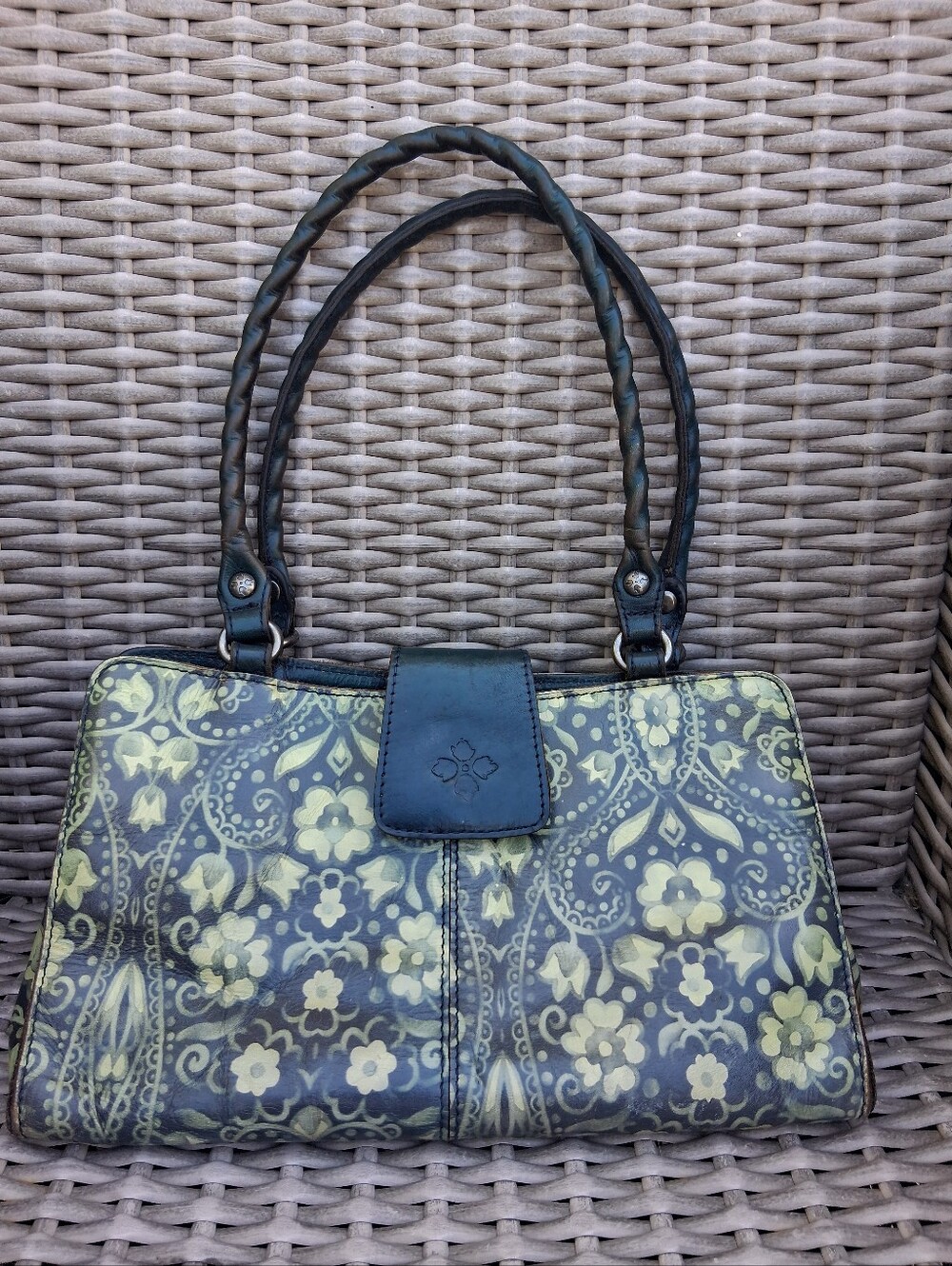 Patricia Nash Floral Paisley Patterned Women's Handbag in Green